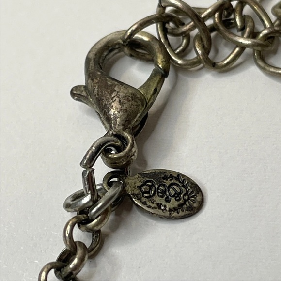 Elegant Pink and Silver Statement Necklace - Picture 3 of 6